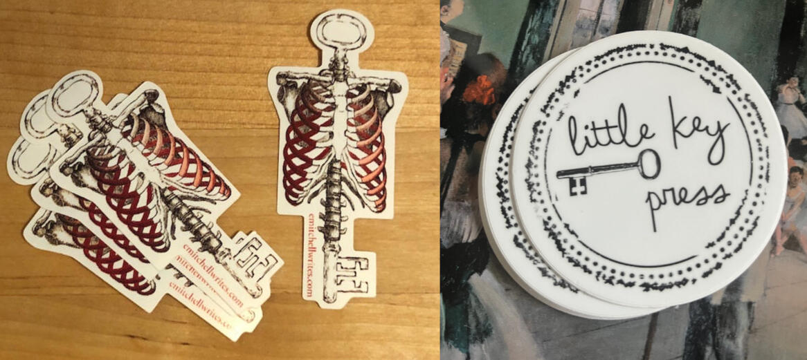 LOGO WORK / Stickers with my old and current logos