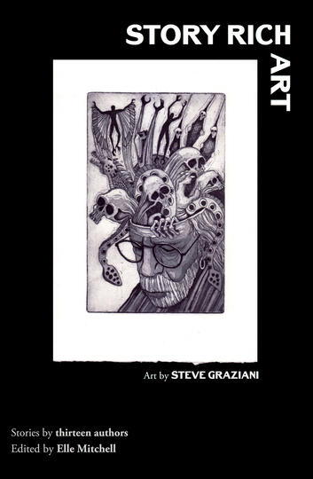 Dark fiction with artwork**