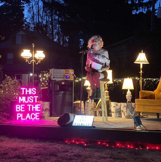 At a TellTale's "Screaming At The Void" At a TellTale's "Screaming At The Void"